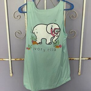 NWOT Ivory Ella Scuba Tank Top Size Large